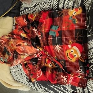 Velour Christmas hoodie